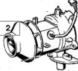 Eberspächer Verbrandingsmotor set voor Airtronic D 3 L  kachels. 12 Volt
